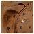 Borsa a tracolla MCM Vicetos Logogram PVC Marrone Oro Auth 179374A D'oro - vista 9
