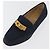 Hermès Mocassini HERMES Kelly Suede 35 1/2 Navy Auth BA12685 Blu navy - vista 23