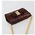 Borsa a catena Vara Ribbon in pelle Bordeaux e Oro Salvatore Ferragamo Auth 180672 - vista 6