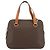 Céline Borsa CELINE Macadam Canvas PVC Pelle 2way Marrone Oro Auth 180489A D'oro - vista 13