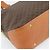 Céline Borsa CELINE Macadam Canvas PVC Pelle 2way Marrone Oro Auth 180489A D'oro - vista 16