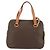 Céline Borsa CELINE Macadam Canvas PVC Pelle 2way Marrone Oro Auth 180489A D'oro - vista 2