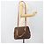 Céline Borsa CELINE Macadam Canvas PVC Pelle 2way Marrone Oro Auth 180489A D'oro - vista 26