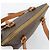 Céline Borsa CELINE Macadam Canvas PVC Pelle 2way Marrone Oro Auth 180489A D'oro - vista 6