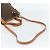 Céline Borsa CELINE Macadam Canvas PVC Pelle 2way Marrone Oro Auth 180489A D'oro - vista 8