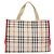 BURBERRY Nova Check Tote Bag Canvas Beige Auth bs35250 - Ansicht 2