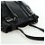 PRADA Tote Bag Leder Schwarz Silber Auth 179445V - Ansicht 6
