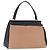 Céline Borsa CELINE Edge in pelle Beige Nero Argento Autentica am11657A