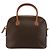 Céline CELINE Macadam Canvas Handtasche PVC Leder 2way Braun Gold Auth 180638A Golden - Ansicht 13