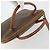 Céline CELINE Macadam Canvas Handtasche PVC Leder 2way Braun Gold Auth 180638A Golden - Ansicht 6