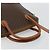 Céline CELINE Macadam Canvas Handtasche PVC Leder 2way Braun Gold Auth 180638A Golden - Ansicht 7