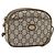 GUCCI GG Plus Supreme Schultertasche PVC Beige Gold Auth ka4394 Golden