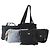 Borsa a Spalla PRADA Nylon 5 Set Black Light Blue Navy Auth 178839 Nero Blu navy Blu chiaro