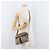 Borsa GUCCI GG Supreme Web Sherry Line PVC Beige Oro 67 02 004 Auth 181214 D'oro - vista 23