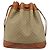 Céline Borsa a Spalla CELINE in Tela Macadam PVC Beige Oro Auth 165262 D'oro - vista 2