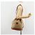 Céline Borsa a Spalla CELINE in Tela Macadam PVC Beige Oro Auth 165262 D'oro - vista 22