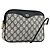 Sac à bandoulière GUCCI GG Supreme en PVC Bleu Marine Or 97 02 068 Auth 181211 Doré
