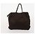 Borsa a Spalla PRADA Nylon e Pelle 5 Set Nero Blu Navy Marrone Auth bs35225 - vista 12