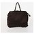 Borsa a Spalla PRADA Nylon e Pelle 5 Set Nero Blu Navy Marrone Auth bs35225 - vista 13