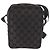 Bolsa de Ombro GUCCI GG Canvas Preta Prata 018 1619 Auth 180727 Preto - vista 2