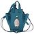 LOEWE Studio Ghibli Hammock Mini Hand Bag Leather 2way Blue Auth 179863SM - vista 13