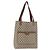 Borsa Tote GUCCI GG Supreme Web Sherry Line PVC Beige 39 02 003 Auth BA12802