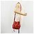 Borsa a Spalla GUCCI Diamante Pelle Rossa Oro 354229 Auth 181220 Rosso D'oro - vista 22