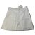 Chloé Mini gonna vintage Chloe in misto viscosa off-white Bianco