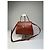 Vintage Givenchy strukturierte Lederhandtasche Rostgold Rot - Ansicht 10