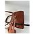 Vintage Givenchy strukturierte Lederhandtasche Rostgold Rot - Ansicht 13