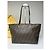 Bolsa Tote de lona monograma FF Fendi Vintage Marrom Preto - vista 8