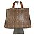Vintage Givenchy 4G Flechtleder Tote Beige Braun