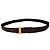 Yves Saint Laurent Vintage Saint Laurent Ledergürtel Braun Goldene Schnalle
