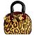 Borsa a mano Christian Dior 2004 Leopard Cheetah Dice Gambler Marrone Rosso Stampa leopardo Gold hardware