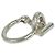 Hermès Hermes Croisette Band Ring Silvery - view 5