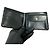 Céline Celine Macadam Blazon Pattern Logo Leather Bi-fold Wallet Brown Black - view 7