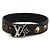 Bracciale Charm in tela Damier Louis Vuitton Marrone Nero