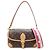 Bolsa de ombro Diane para mulher Louis Vuitton Marrom Rosa Fuschia