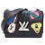 Borsa a tracolla Twist MM da donna Louis Vuitton Nero