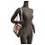 Borsa a tracolla Twist MM da donna Louis Vuitton Nero - vista 8