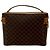 Céline Celine Vintage Macadam Blazon Triomphe Pattern Handtasche Braun - Ansicht 3