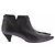 Céline Botines de cuero negro - vista 4