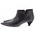 Céline Botines de cuero negro - vista 5
