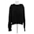Céline Marineblauer Kaschmirpullover Schwarz  - Ansicht 1