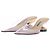 Autre Marque Mule con tacco trasparente Multicolore