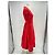 Vestido cruzado de algodón rojo Baume & Mercier Roja - vista 3