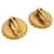 Orecchini a clip Chanel Coco Mark da donna Nero D'oro - vista 3