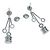 Bulgari Orecchini a lobo Bvlgari B.zero1 Element con diamante - vista 4