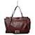 Valentino Garavani Sac Cabas Rockstud en Cuir Bordeaux  - vue 1