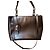 Christian Dior Bolso de charol marrón oscuro